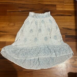 Justice mid flowwy skirt with gems